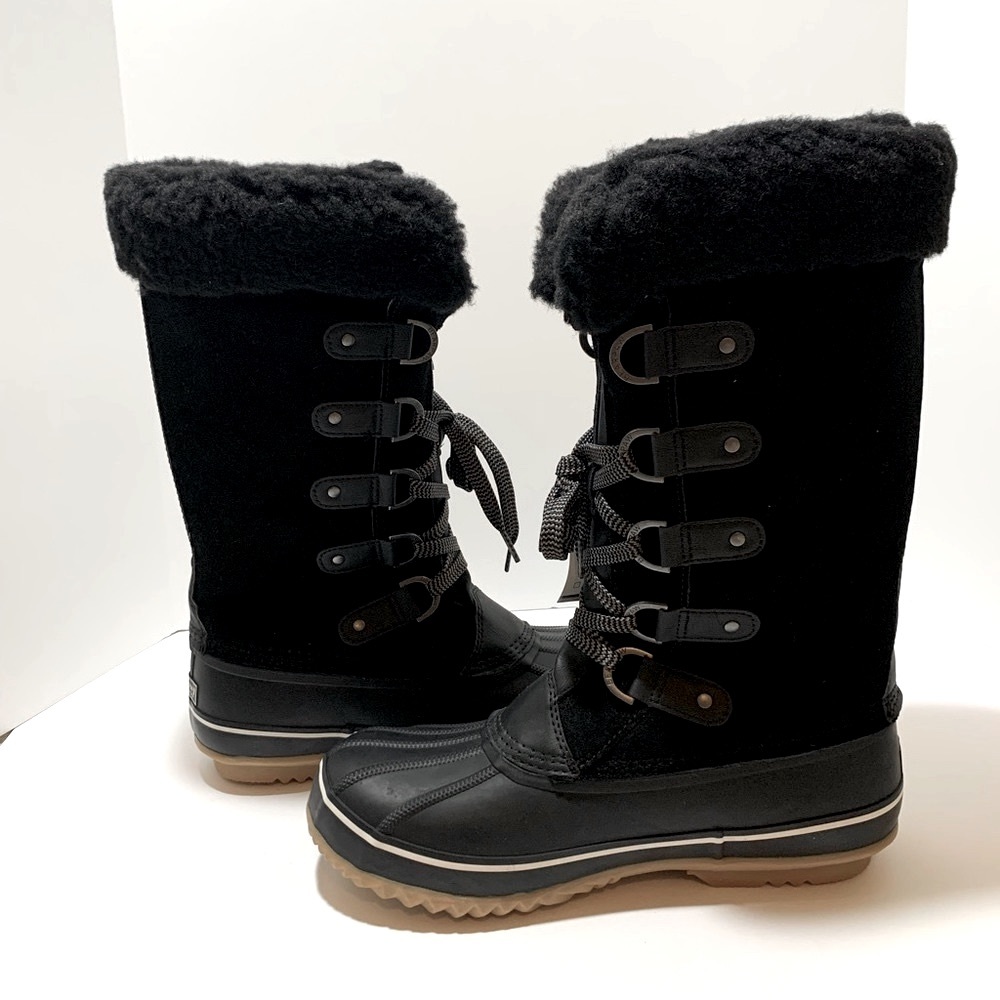 Black Bearpaw Denali Waterproof Winter Boot Womens Size 12